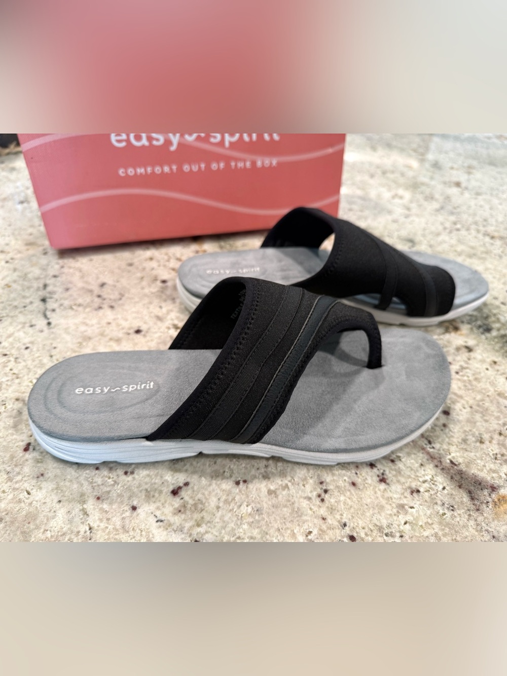 Easy Spirit Women's Flip Flop Thong Sandals Soft Comfort